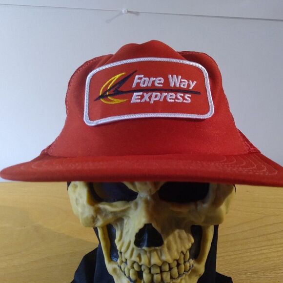 Vintage Fore Way Express Patch Snap Back Trucker Hat - Picture 1 of 7